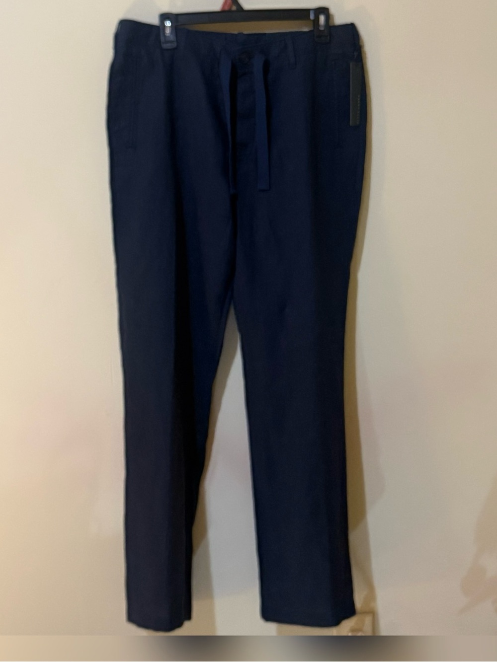 Perry Ellis Navy Drawstring Chinos